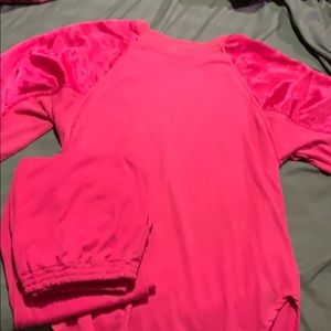 Pink sweatsuit